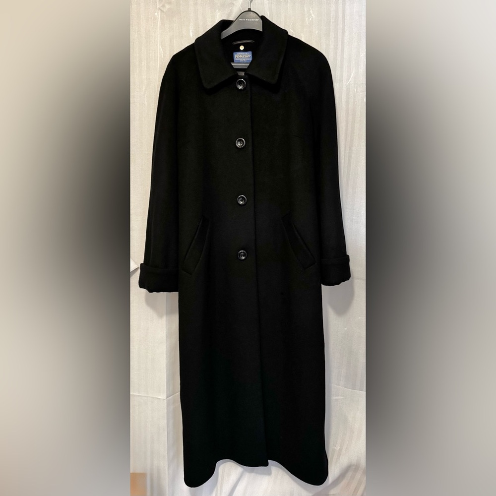 Pendleton Black Wool Pea Coat